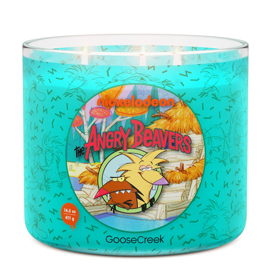 Angry Beavers Nickelodeon 3-Wick Candle