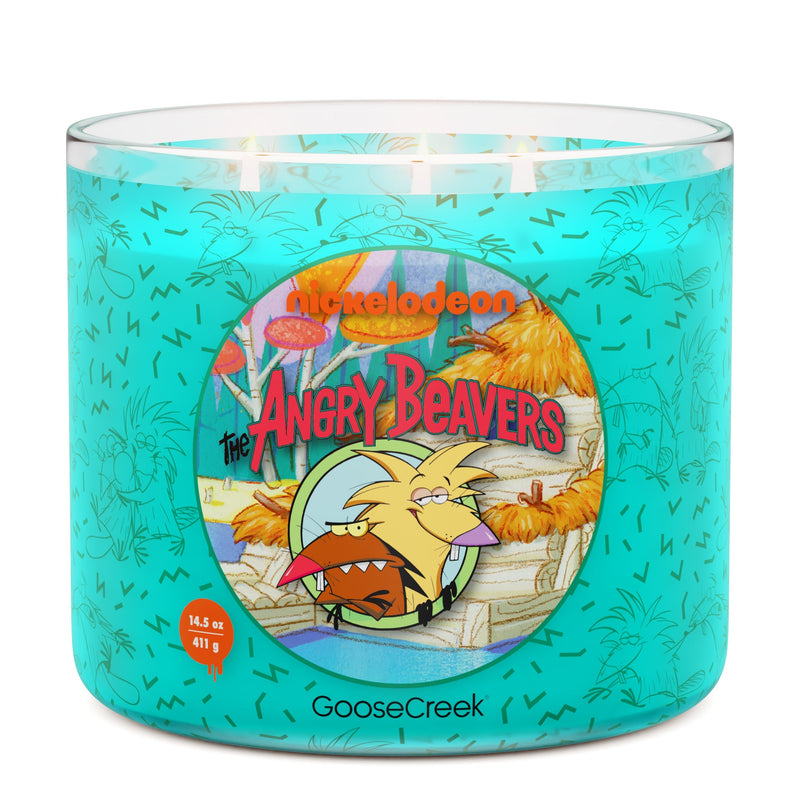 Angry Beavers Nickelodeon 3-Wick Candle Q5