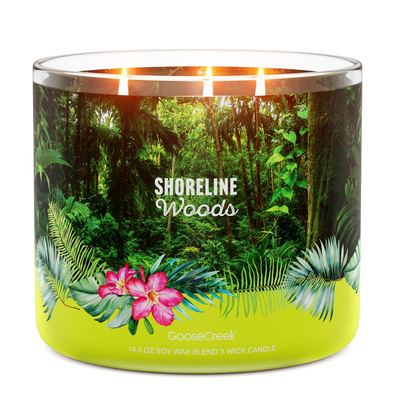 Shoreline Woods 3-Wick Candle K7
